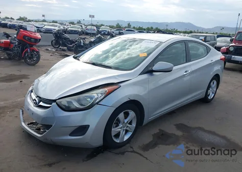 2013 Hyundai Elantra Gls из США, поврежденный, VIN 5NPDH4AE6DH320122